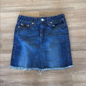 Blue Mini Pencil Skirt for Casual Wear